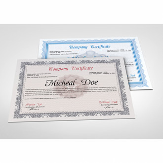 Diploma / Certificado 21*28 Cm Opalina